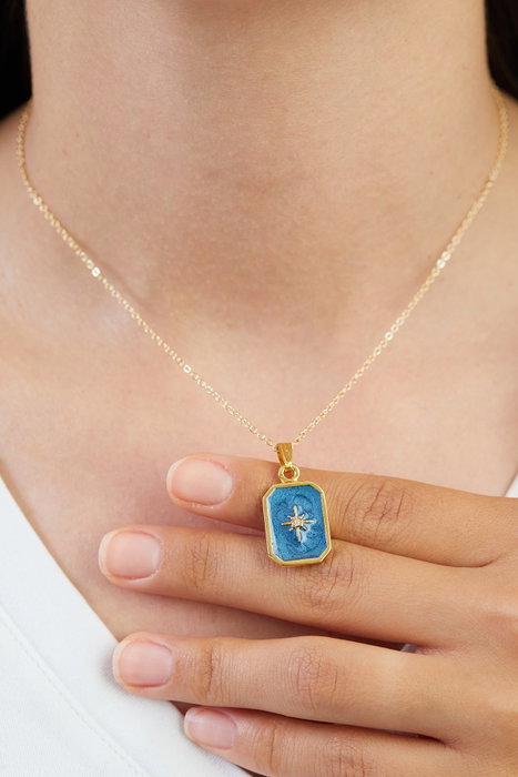 Heliophilia Silver Collar de Metal CHRM15025 en Oro